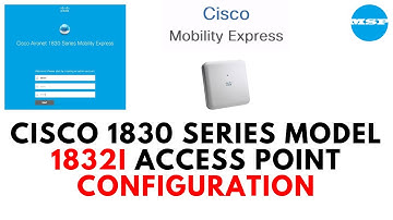 CISCO 1830 Series 1832i Mobility Express Acccess Point Configuration !
