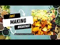 Just Making Breakfast w/ CEO Amberonie; Egg White Omelette w/ Air Fryer potatoes