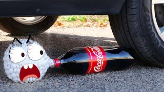 Crushing Crunchy \& Soft Things by Car |  Experiment Car vs Coca Cola and Mentos - Woa Doodles