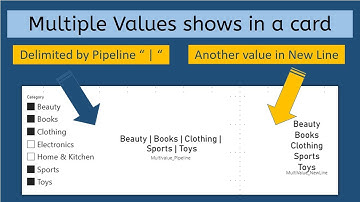 How to Show Multiple Values in a Card – Power BI