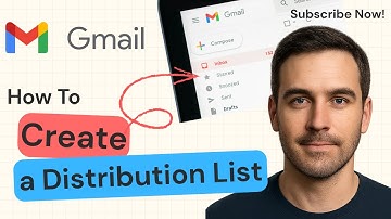How to Create a Distribution List in Gmail | Email Groups 2025