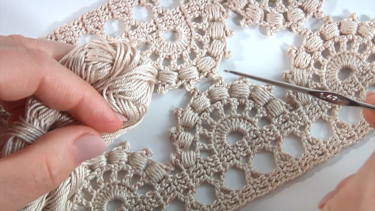Отлично!!! Сказочный и уникальный узор для вязания крючком кружева/Узор для вязания крючком края/...