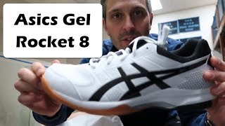 asics gel rocket 8 badminton