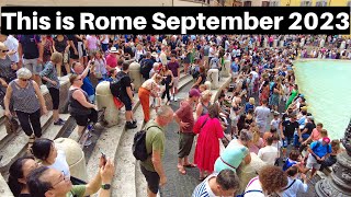 Rome Italy, This is Rome September 2023. All street captioned.