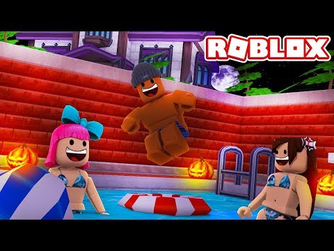 Roblox Halloween Pool Party Youtube - pool party roblox