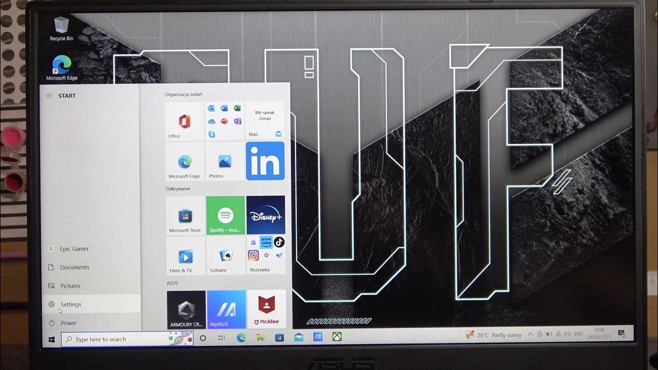 how-to-change-brightness-on-asus-tuf-gaming-laptop-youtube