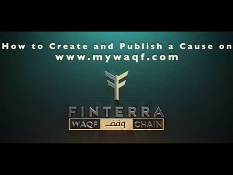 How to Create and Publish a Cause on mywaqf.com with Voiceover