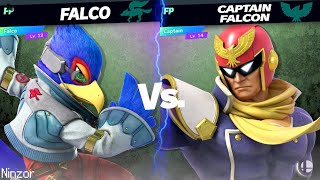 Super Smash Bros. Ultimate Amiibo Fights #28 - Falco vs Captain Falcon