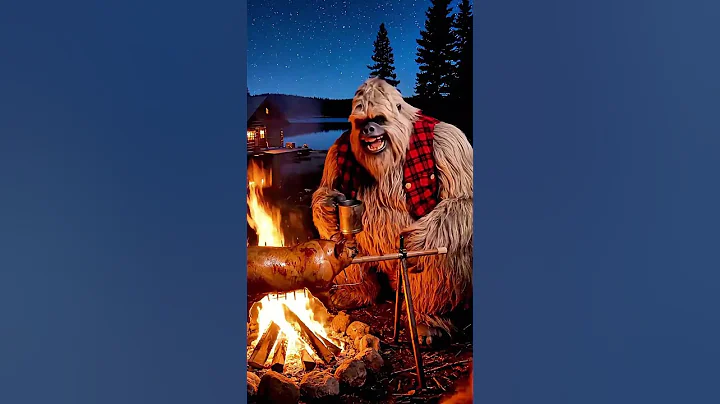 Bigfoot and Yeti Funny New Video 😂 #bigfoot #bigfootvlog #veo3 #funny #ai #jokes #sasquatchstory