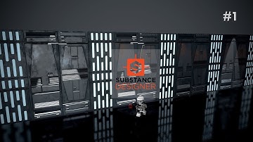Procedural Star wars Panel Texture Tutorial/Showcase in Substance Designer (1/3))