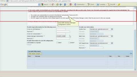 Solution Manager EhP1 Basic Configuration