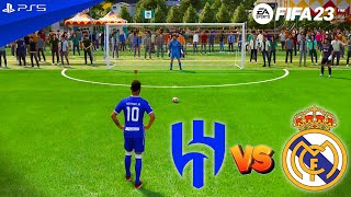 FIFA 23 VOLTA - Al Hilal vs Real Madrid | الهلال ضد ريال مدريد - Penalty shootout - Gameplay PS5™
