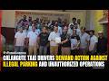 Calangute Taxi Drivers Demand Action Against Illegal Parking and Unauthorized Operations
