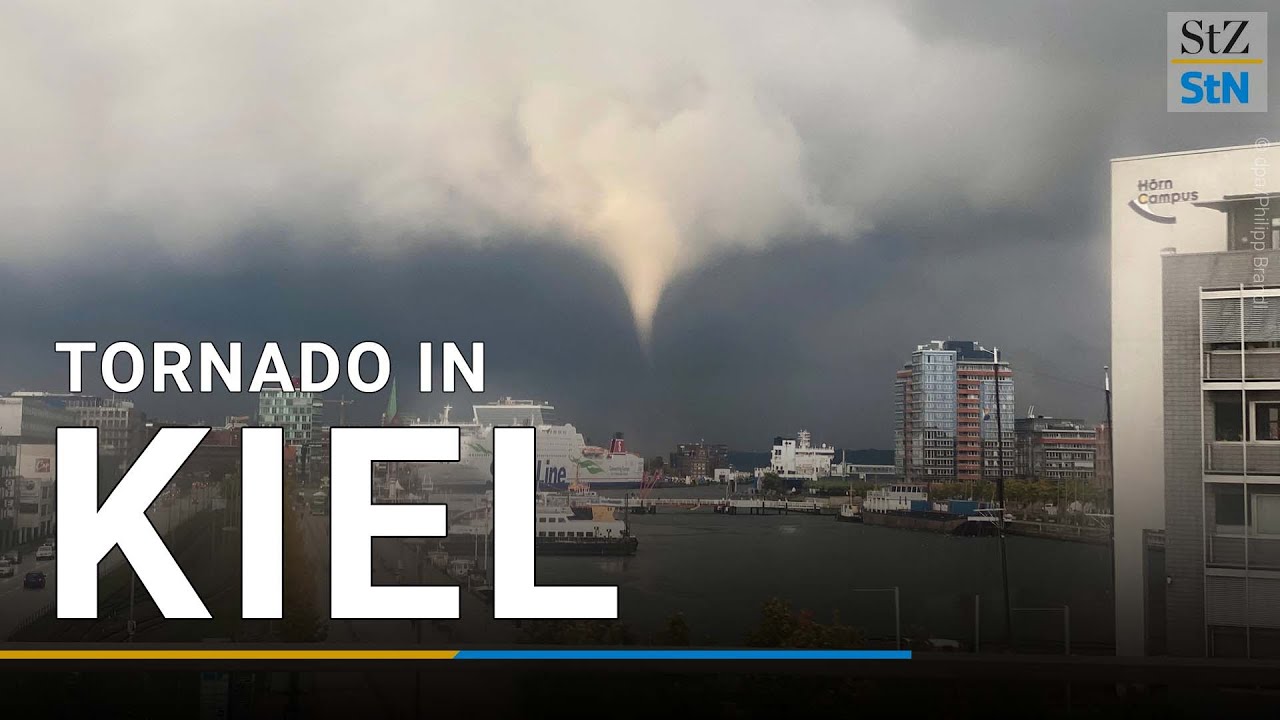 Kiel: Tornado spült mehrere Menschen ins Wasser