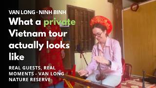 What a day in Van Long, Ninh Binh looks like | Personalized Vietnam itinerary