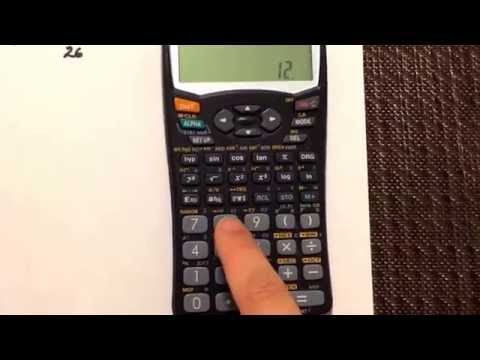 Reducing a fraction using your Sharp EL-531W calculator