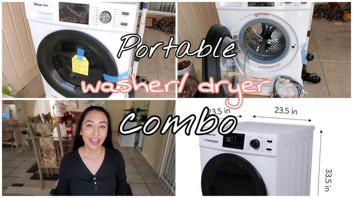  Portable Washing Machine, 2 in 1 Laundry Washer and