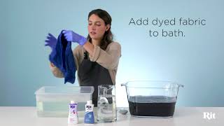 How to Dye Fabric With Rit Dye