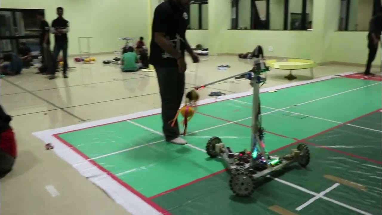 Autonomous Robot Throwing Shuttlecock from Ring Tree Robocon 2018