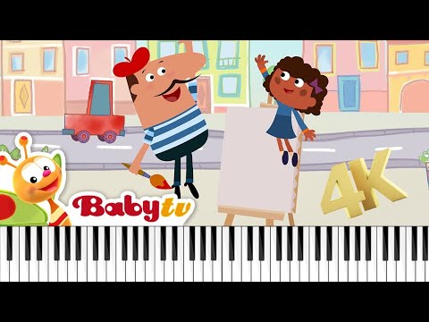 BabyTV - Pierre The Painter 4K Sheet Music