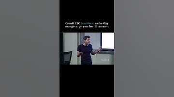 How to get your first 100 customers #samaltman #techstartup #startup #ycombinator