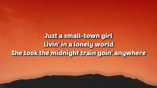 Video thumbnail of "Journey - Don't Stop Believin' (just a small town girl living in a lonely world) [Lyrics]"