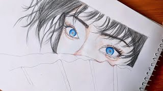 drawing beautiful anime girl || easy asthetic drawing ideas ||NP art room