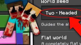 Whats ON THE TWO HEADED Minecraft SEED! (Ps5/XboxSeriesS/PS4/XboxOne/PE/MCPE)
