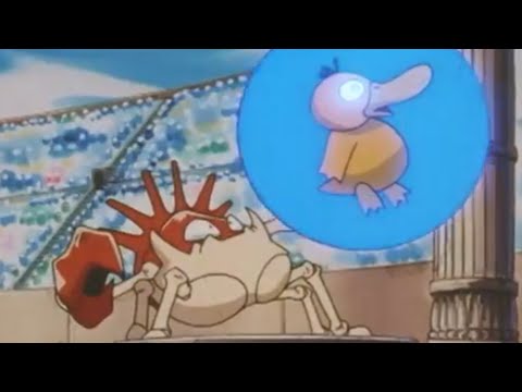 Misty's Psyduck win against Ash's kingler (Pokemon in Hindi)