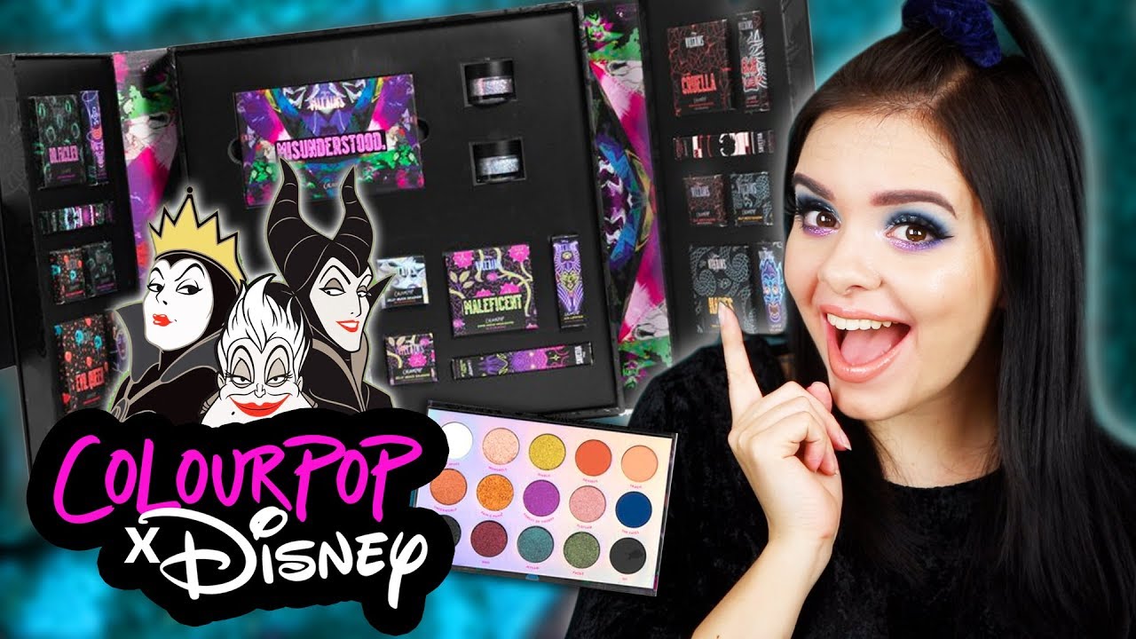 Colourpop X Disney Villains Xxl Kollektion First Impressions Swatches Look Youtube