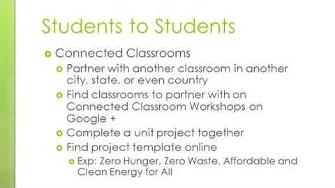 Video Conferencing in the Classroom