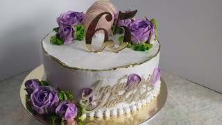 Торт для женщины на юбилей