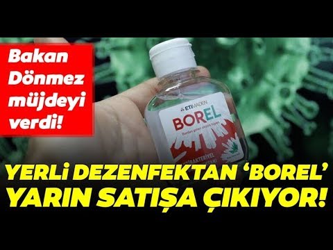 Enerji ve Tabii Kaynaklar Bakanı Dönmez, Yerli Dezenfektan Borel'i Tanıttı! / A Haber | A Haber