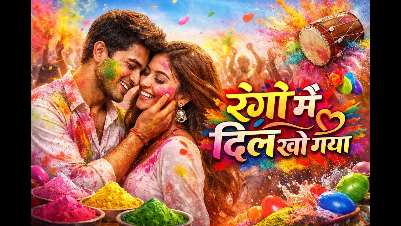 रंगो में दिल खो गया 🔥 | Holi Special DJ Remix 2026 | Bollywood Style Dance Song | Holi Party Mix!