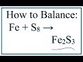Balancing Chemical Equations Concepts