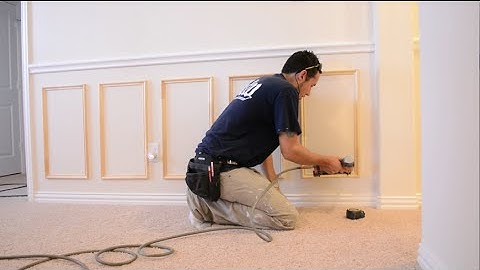 How to Install Chair Rail and Picture Frame Moulding