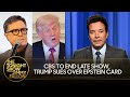Jimmy Reacts To CBS Ending The Late Show W Stephen Colbert Trump Sues WSJ Over Lewd Epstein Card Jimmy Reacts To CBS Ending The Late Show W Stephen Colbert Trump Sues WSJ Over Lewd Epstein Card