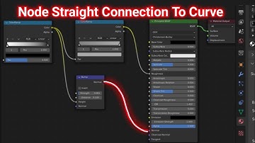 Change the Node straight connection into curve | Setting you need to know