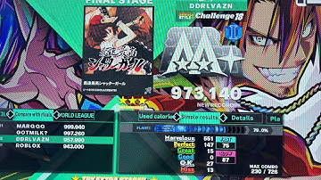 [DDR WORLD] 最速最高シャッターガール CSP-18 973k full twist