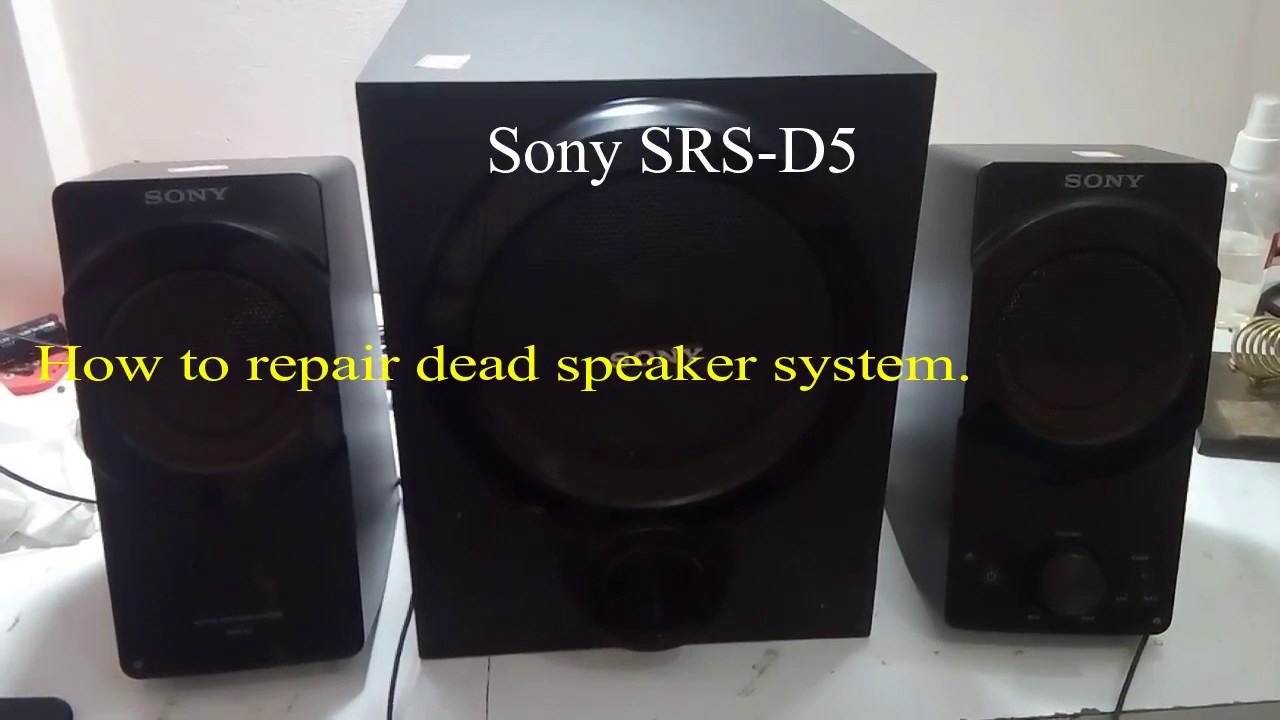 Sony SRS D5 Speakers Review - YouTube