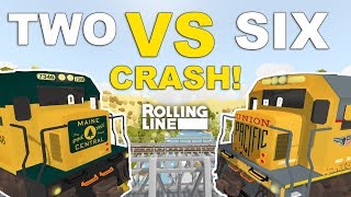 HUGE TRAIN LOST!?   -  Rolling Line VR Toy Train Simulator  -  Maps