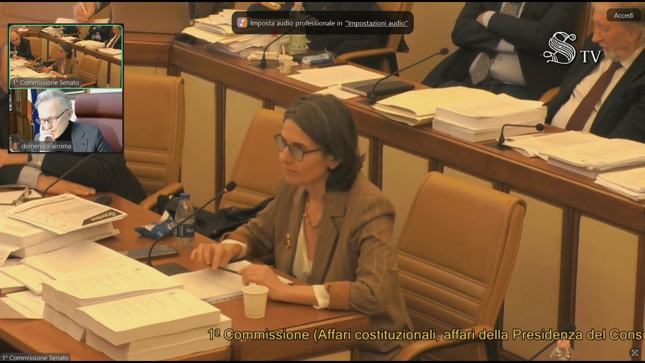 Riforma Cost. Giustizia A.S. 1353 Audizione Prof.ssa De Minico I Commissione Senato 27.02.25