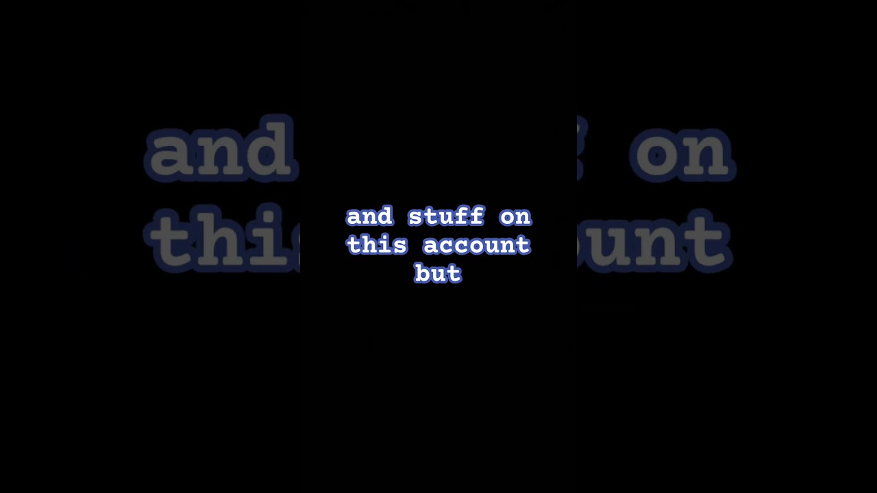 apology video for being inactive