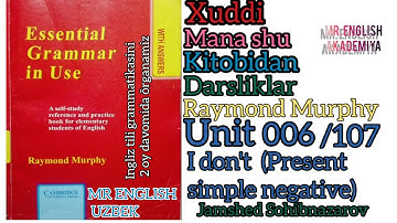 UNIT  6 [ present simple negative  ]   (kanalda yangi videolarga like bosip turinglar iltimos 2025)