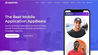 Best modern mobile app landing page template design inspiration 2021