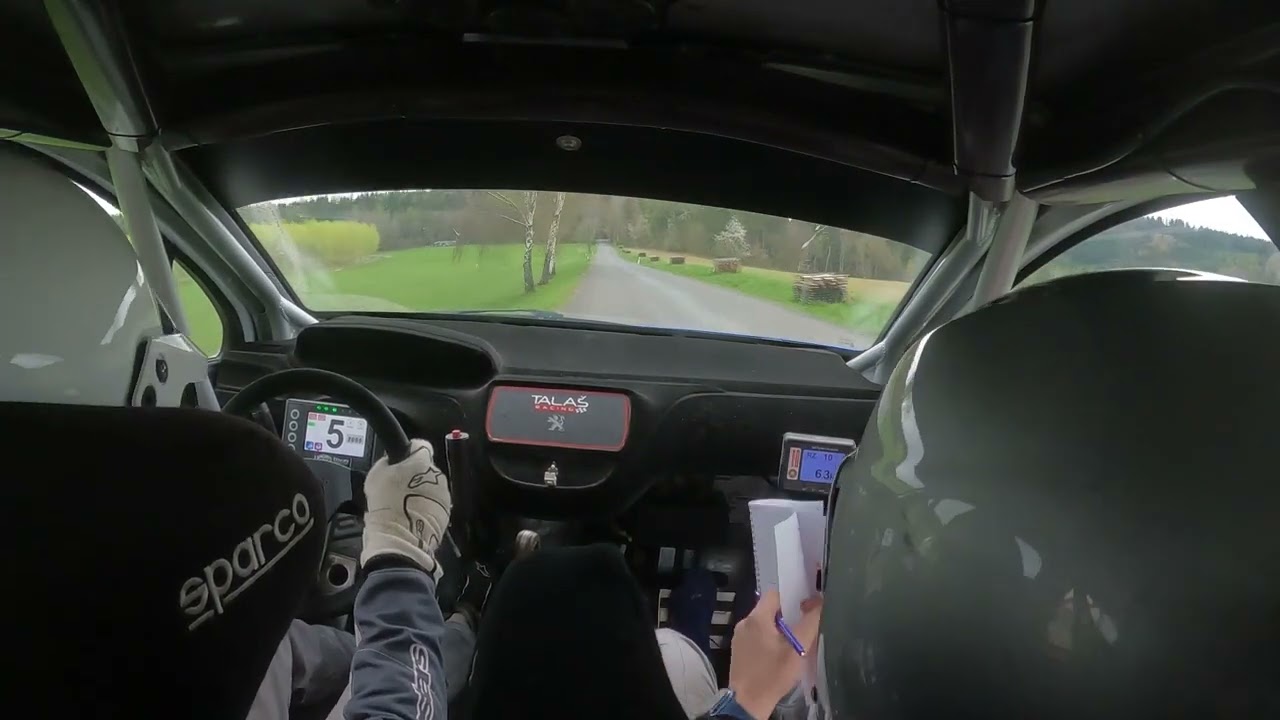 Rally Šumava 2023 - RZ 10 Talaš/Polák Peugeot 208 R2