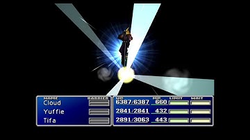 FINAL FANTASY VII FF7 Cloud Omnislash Limit Break