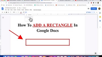 How to Add Rectangle In Google Docs