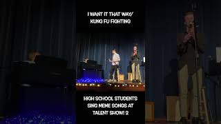 Meme Songs at Talent Show 2 (I Want It That Way/Kung Fu Fighting)