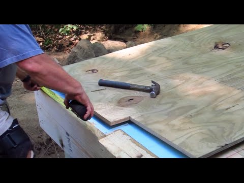 DIY Shed AsktheBuilder Shed Floor Plywood Layout Part 1 ...